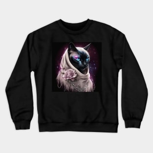 Extraordinary Siamese Cat Crewneck Sweatshirt